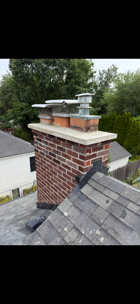 Chimney crown repair and installation by DNT Masonry